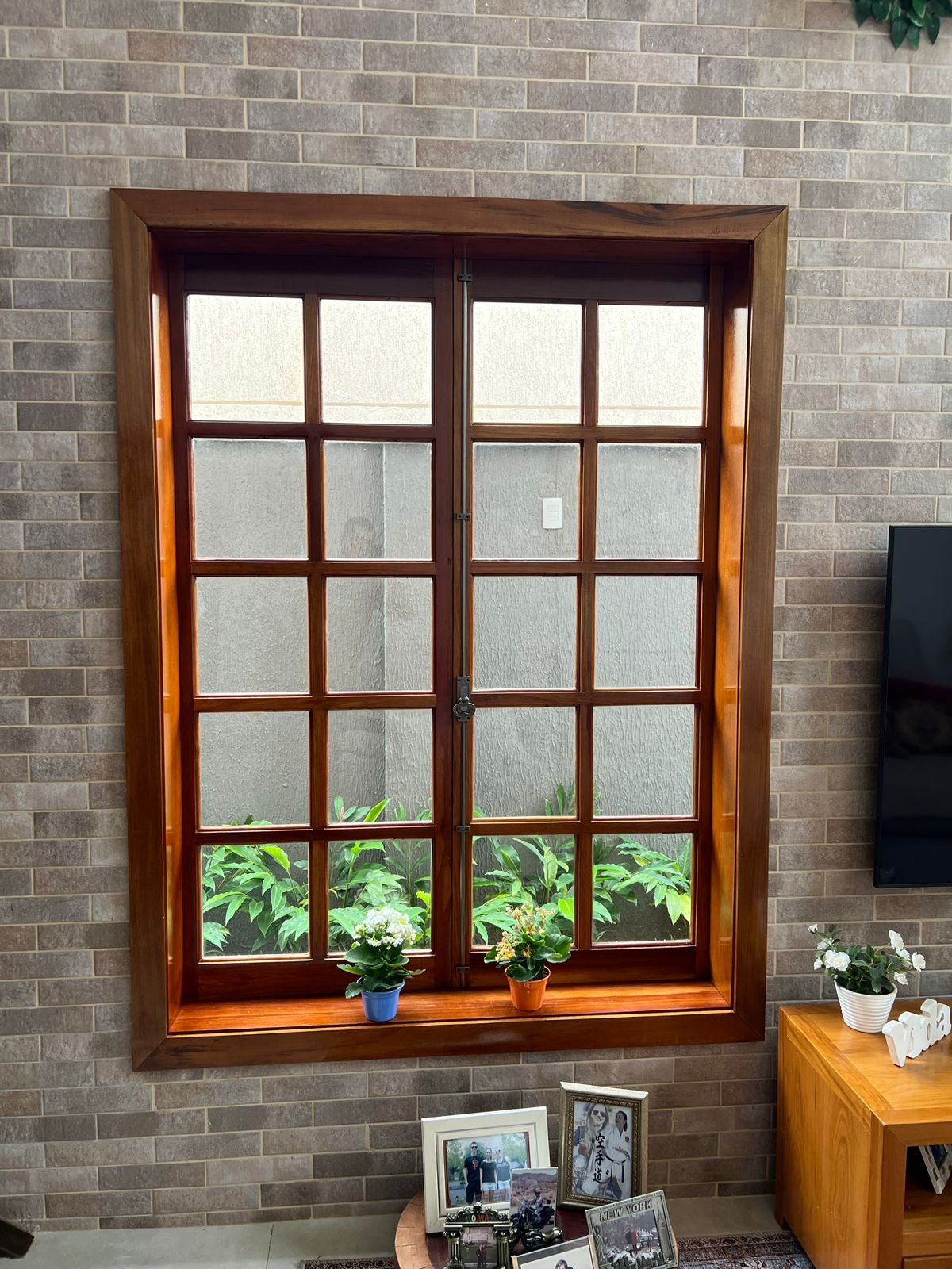 Louvered Wooden Window